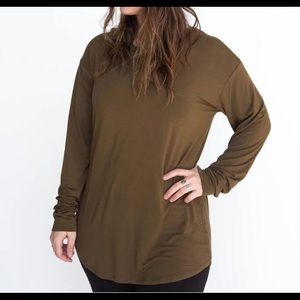 Long Sleeved Easy Tee By Agnes & Dora